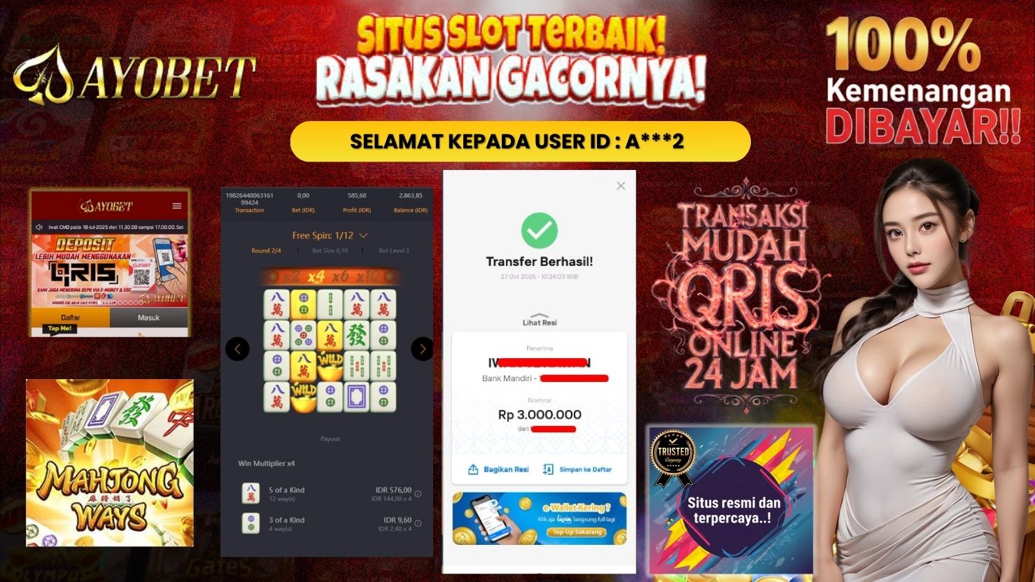 AYOBET JACKPOT SLOT MAHJONG WAYS